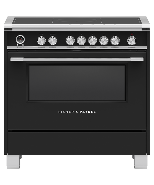 Fisher &amp; Paykel | 36" Series 9 Classic 5 Zone Induction Self-Cleaning Range