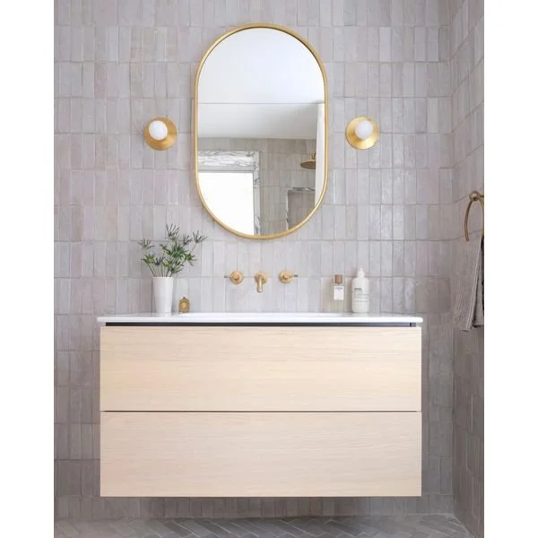 Riad Tile | Natural White 2x6 Thin Bejmat Zellige Tile