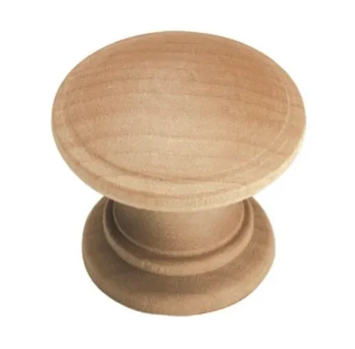 Hickory Hardware Natural Woodcraft 1 1/4 Inch Round Knob