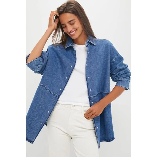 Nude Lucy | Fresh Blue Otis Organic Denim Shirt