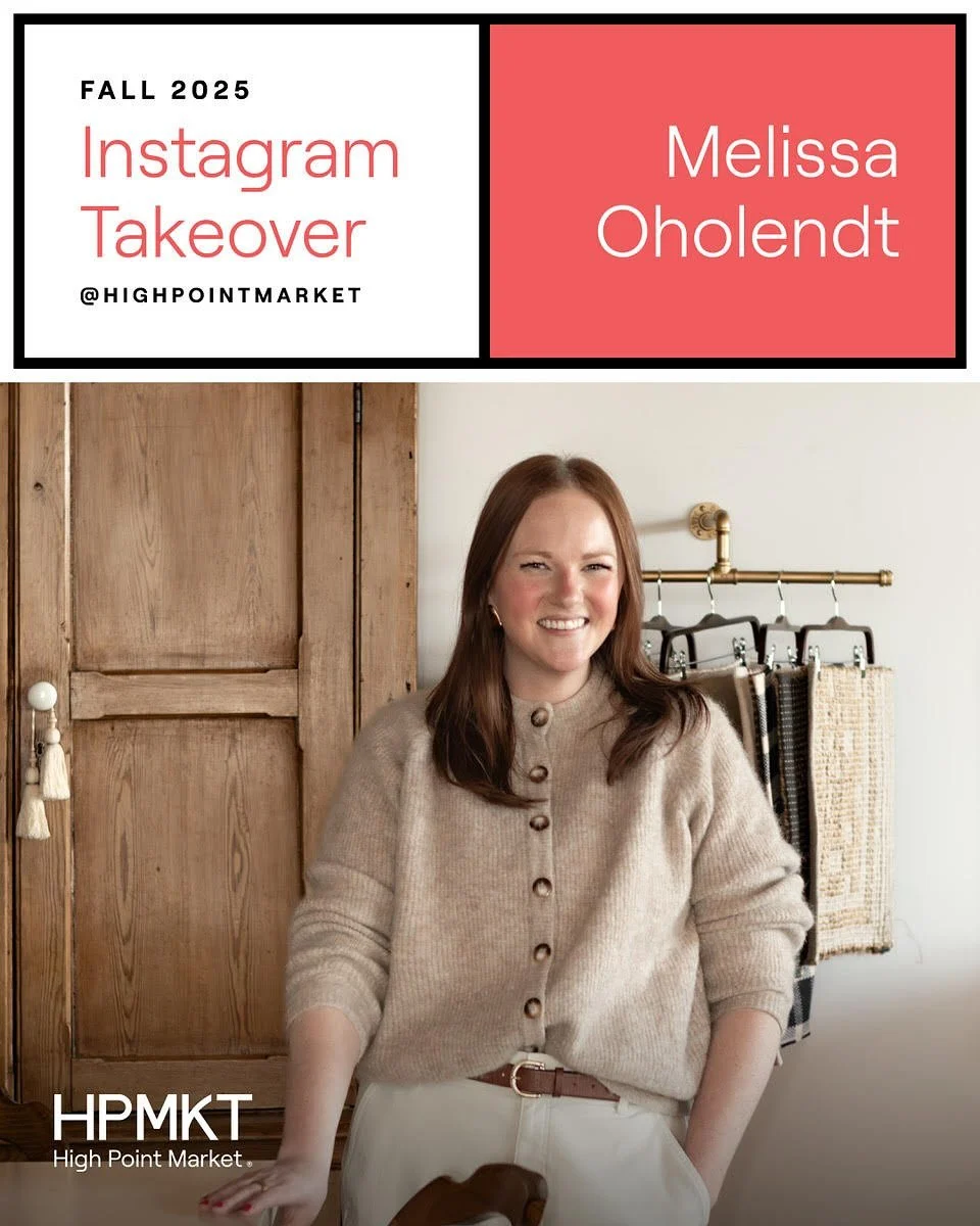In my ambassador era! (I&rsquo;m not Gen Z, did I do that right?) Tell me if you&rsquo;re headed to High Point Market next week, because I&rsquo;ll see you there. I&rsquo;m honored to be an official ambassador for @highpointmarket this season&mdash;s