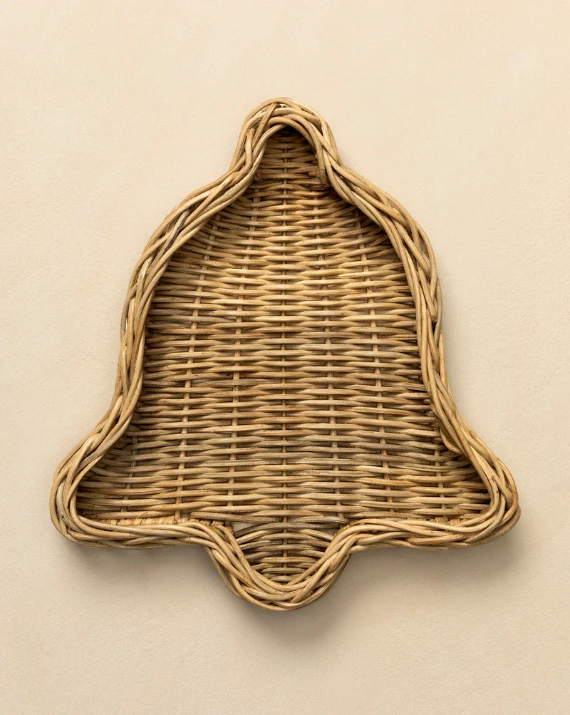 Wicker Bell Tray