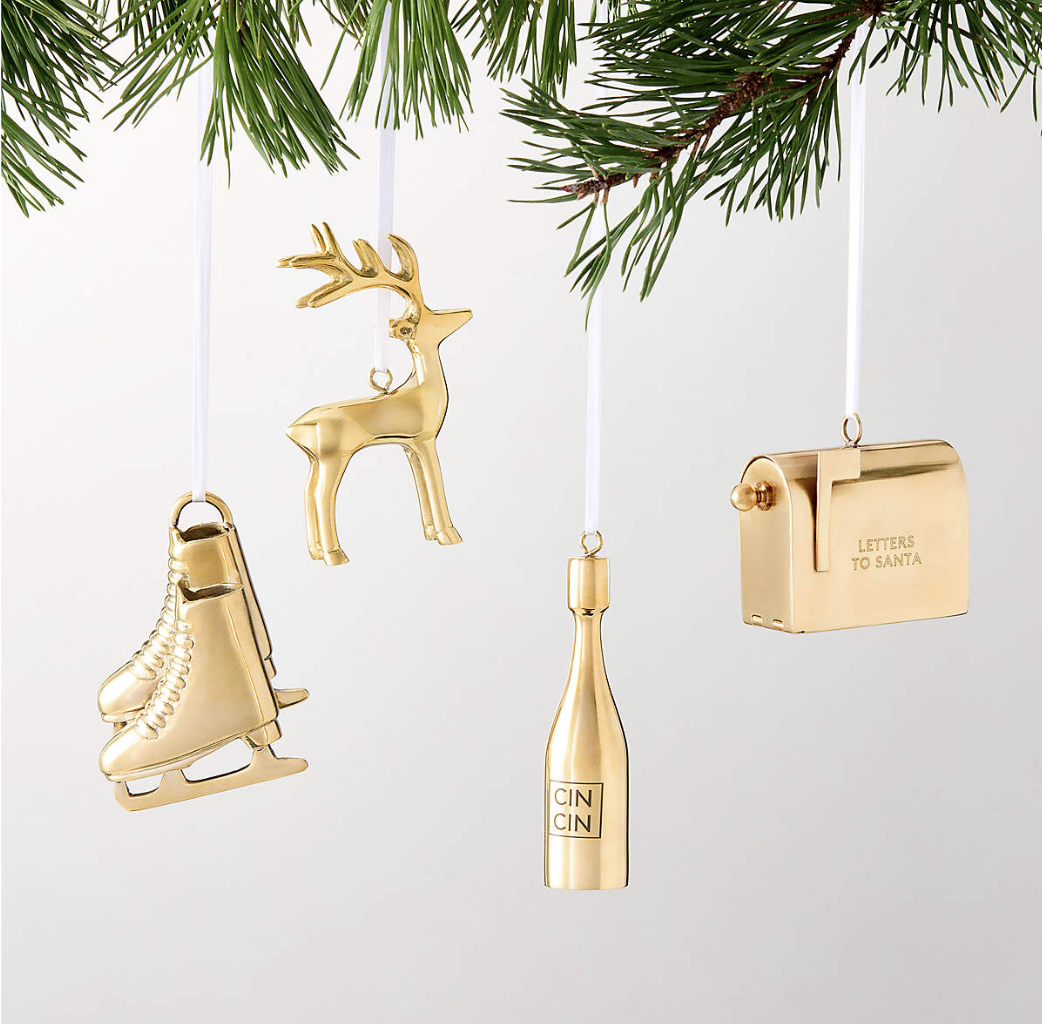 Unlacquered Brass Ornament Bundle