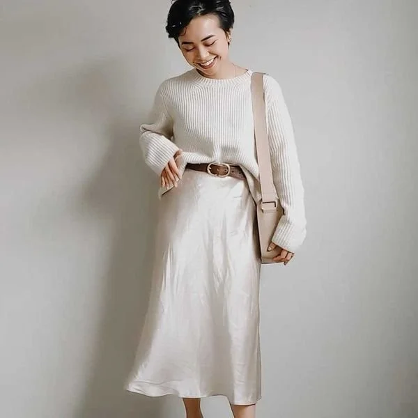 Quince | 100% Washable Silk Maxi Skirt