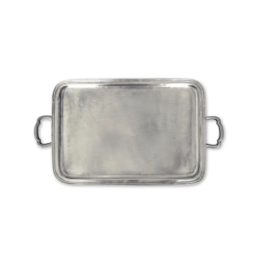 Lago Pewter Decorative Tray