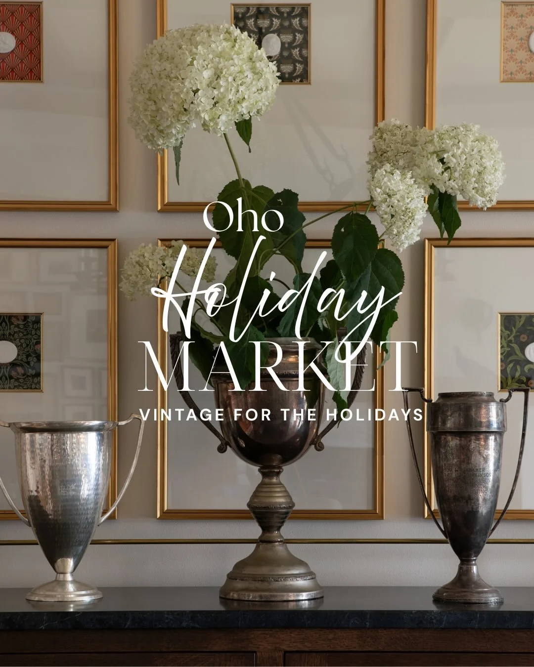 Our Holiday Market this year is all about vintage! This collection has been carefully curated by the Oho team, picked up in vintage shops and antique houses from all around the country. We don&rsquo;t know how and we don&rsquo;t know why&hellip; but 