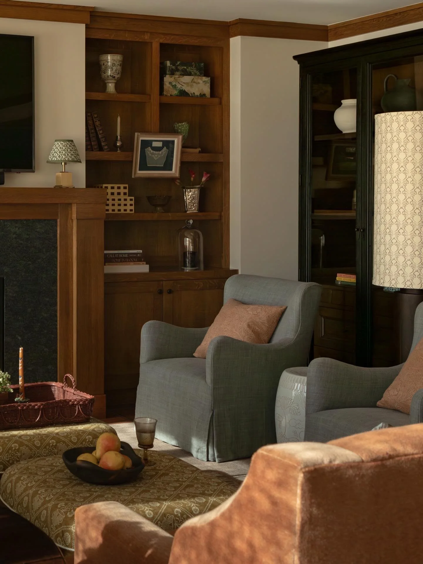 Surprise! You know our latest project? The lower level &ldquo;basement&rdquo; we&rsquo;ve been showing you? Those repeat clients are the homeowners of one of your favorite projects, #OhoNoraEphronMeetsArtsandCrafts that we completed two years ago. Sw