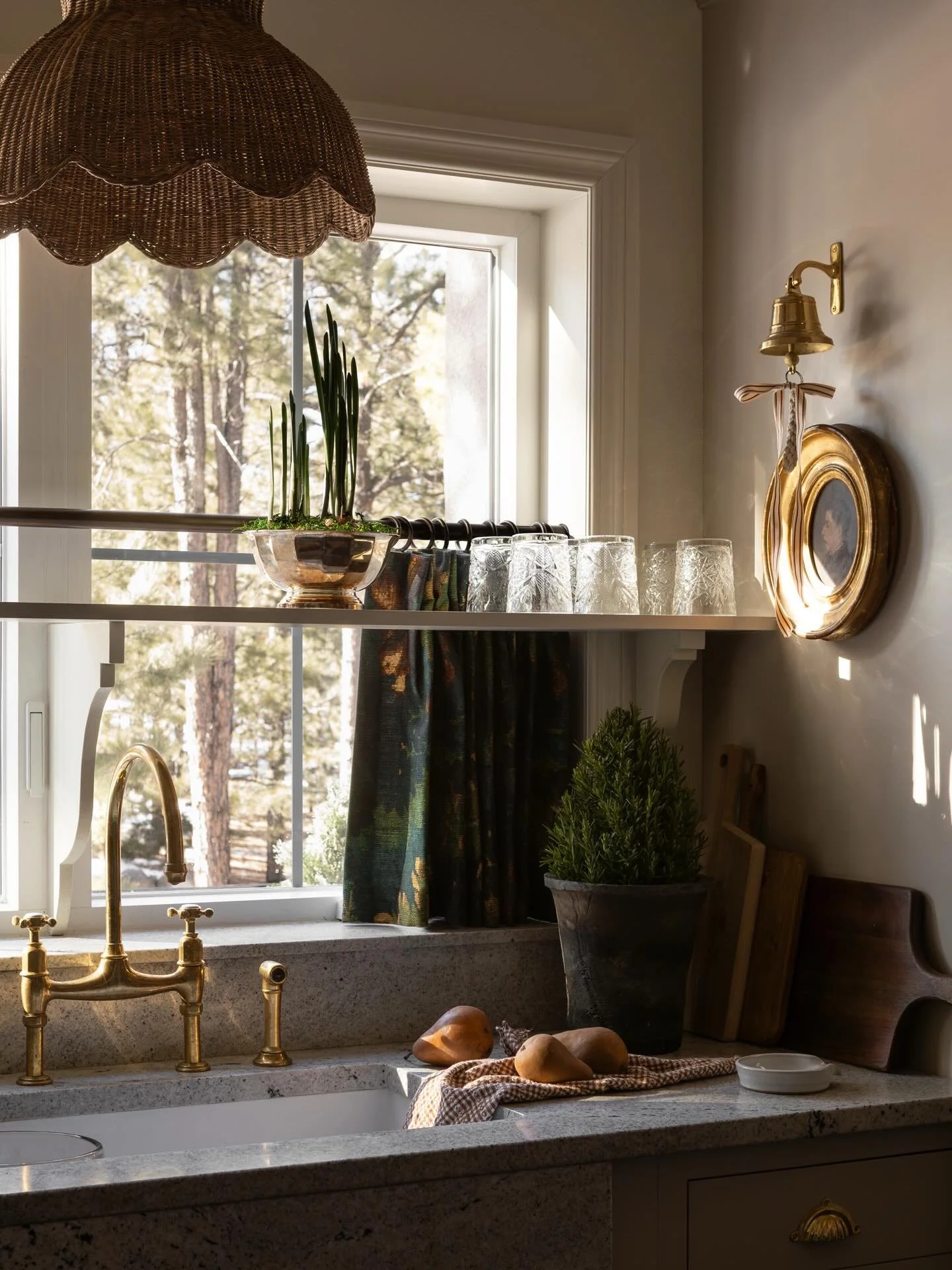 You didn&rsquo;t even notice the granite counters, right?

As I told @homesandgardensofficial, &ldquo;Ultimately, my in-laws will take over this house, and so we wanted to be respectful of their wishes on the construction finishes &ndash; my father-i
