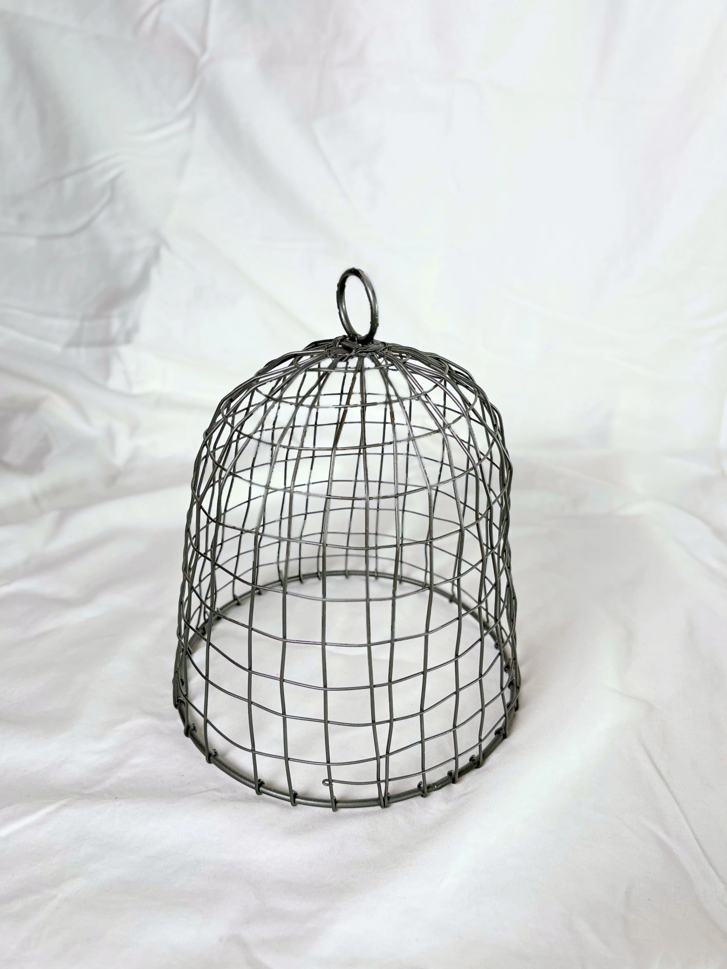 vintage wire cloche