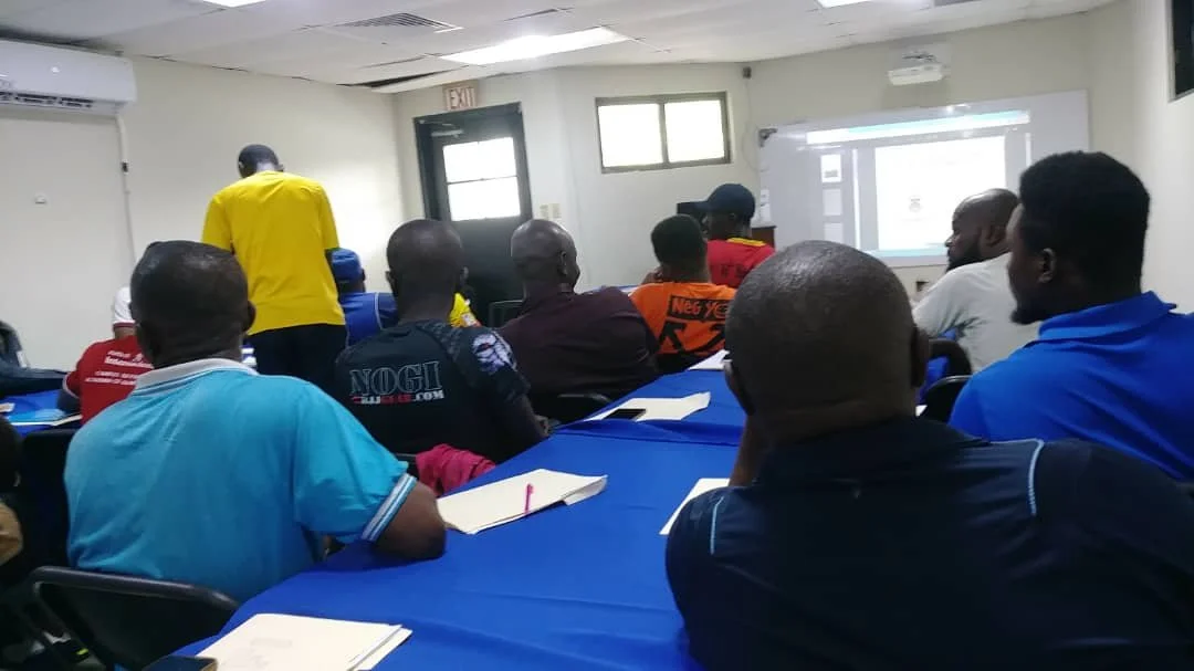 Three coaches in Cayes (training)