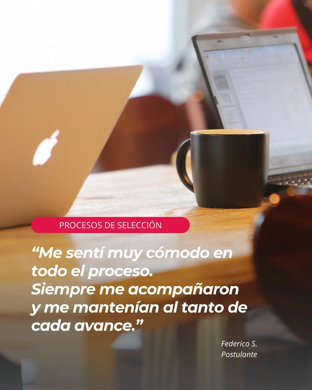 Detr&aacute;s de cada b&uacute;squeda hay personas que sue&ntilde;an con un nuevo desaf&iacute;o 🚀
Por eso, para nosotros es clave que el proceso se viva con acompa&ntilde;amiento, claridad y confianza.
Este carrusel cuenta la experiencia de un post