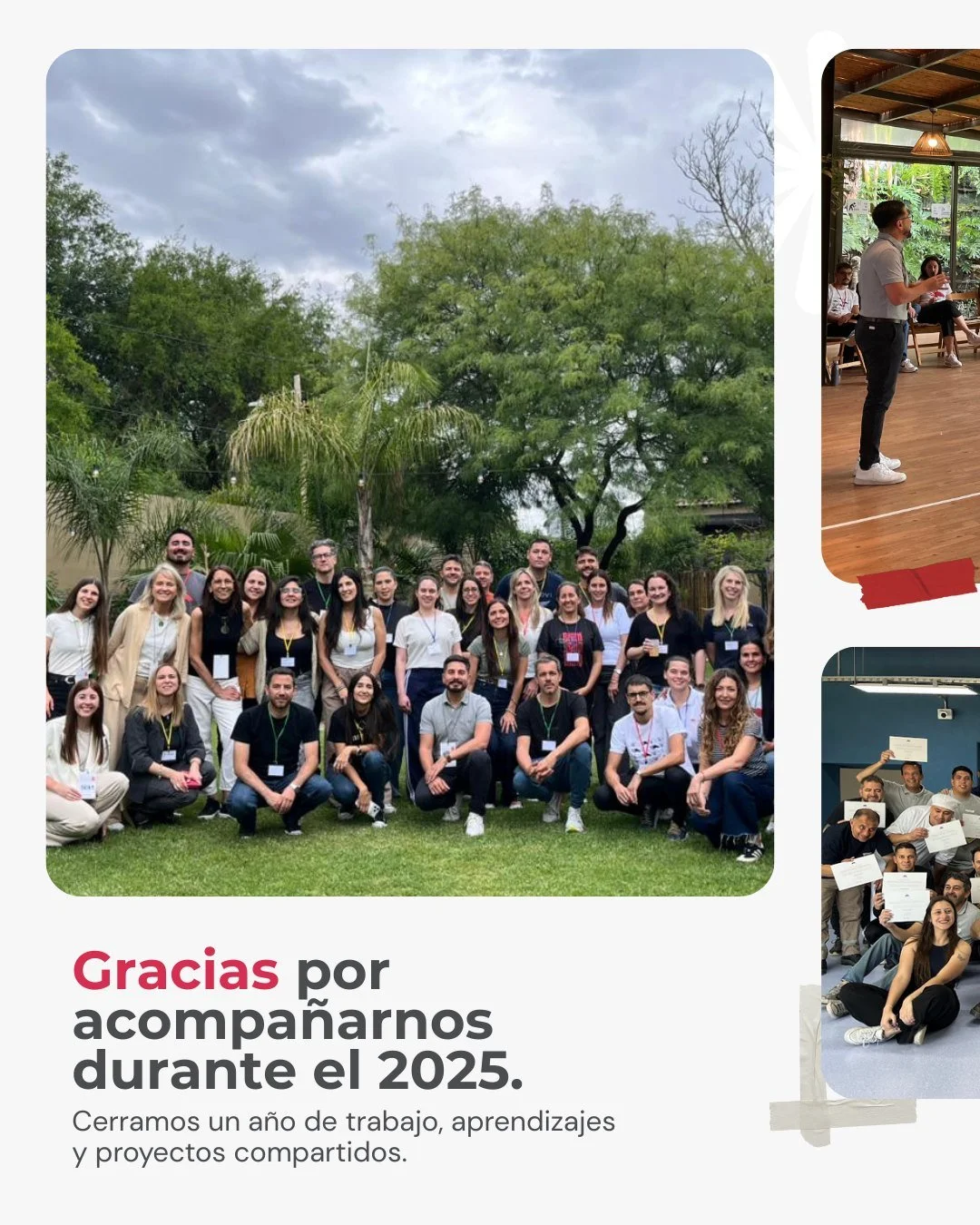 Detr&aacute;s de cada logro y cada desaf&iacute;o, hubo personas comprometidas transformando ideas en realidad. Gracias por confiar en ESENTIA RH para potenciar a sus equipos y organizaciones. 
Brindamos por un nuevo a&ntilde;o de crecimiento, prop&o