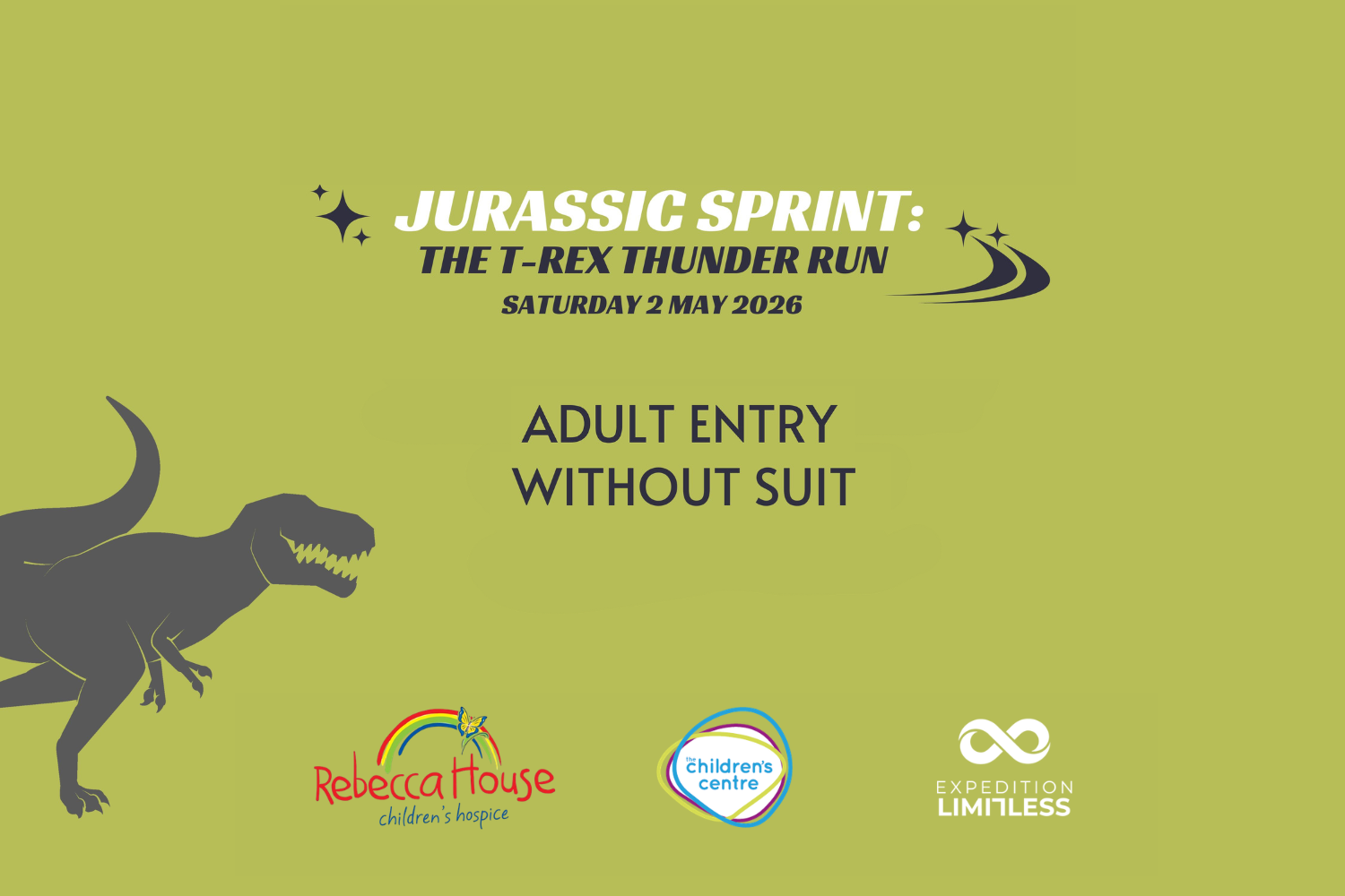 JURASSIC SPRINT: Adult Entry – Bring Your Own T-Rex Suit