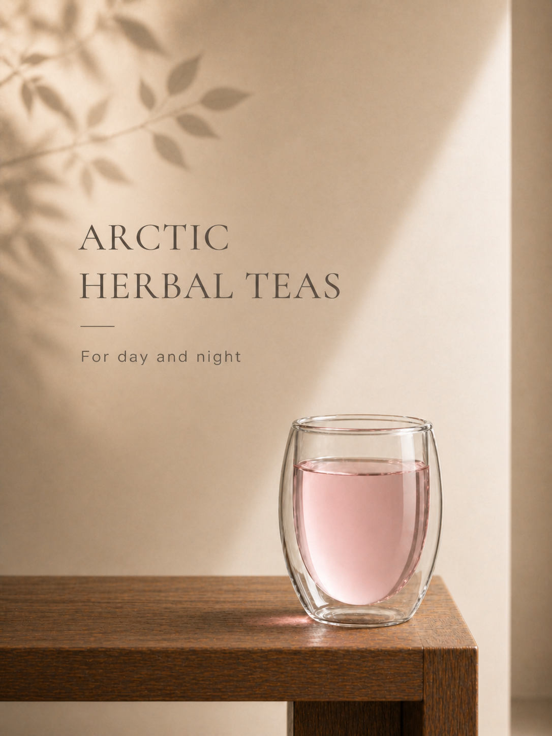 Rose-Nordic herbal tea for recovery