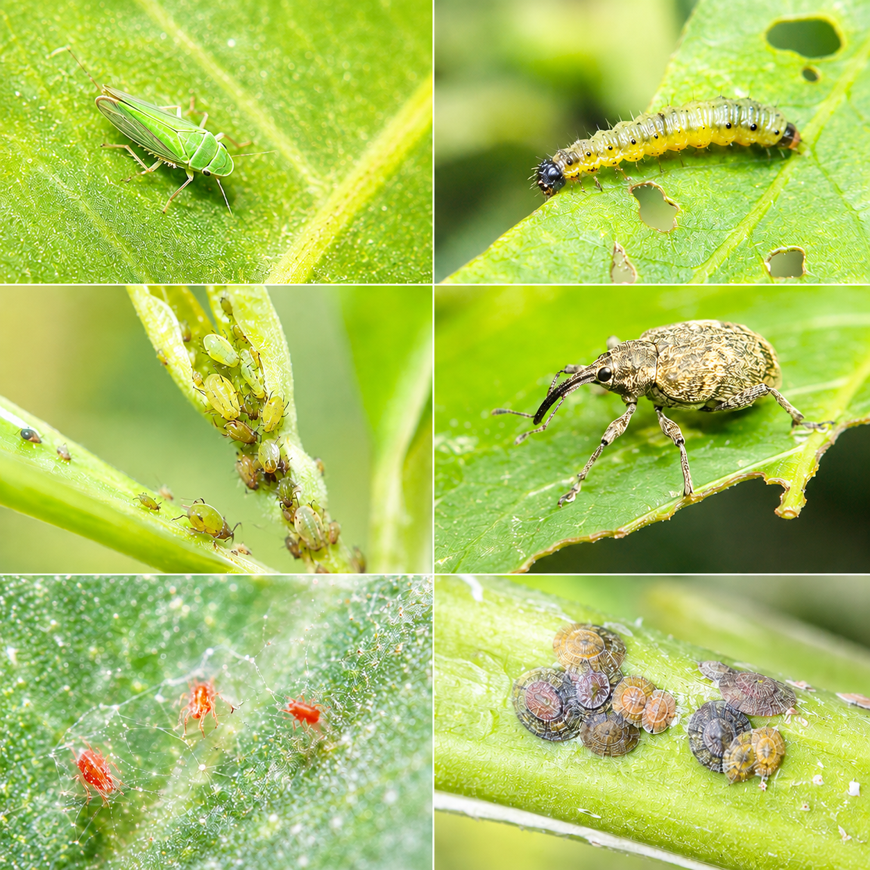 "Insects and pests commonly affecting agricultural crops and tea plants.»