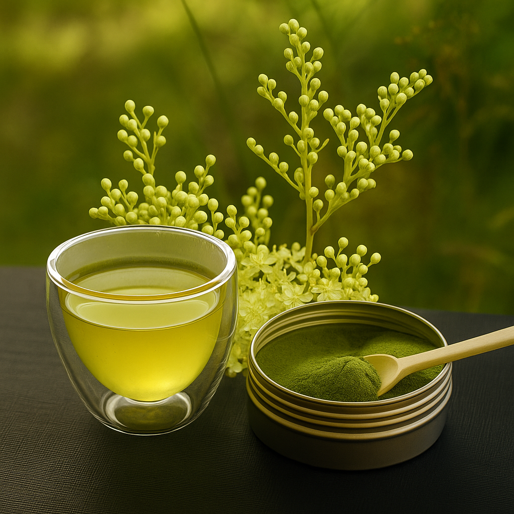 MEADOW er en mild og koffeinfri arktisk urtete med en rolig og blomsteraktig karakter, utviklet for daglig bruk.