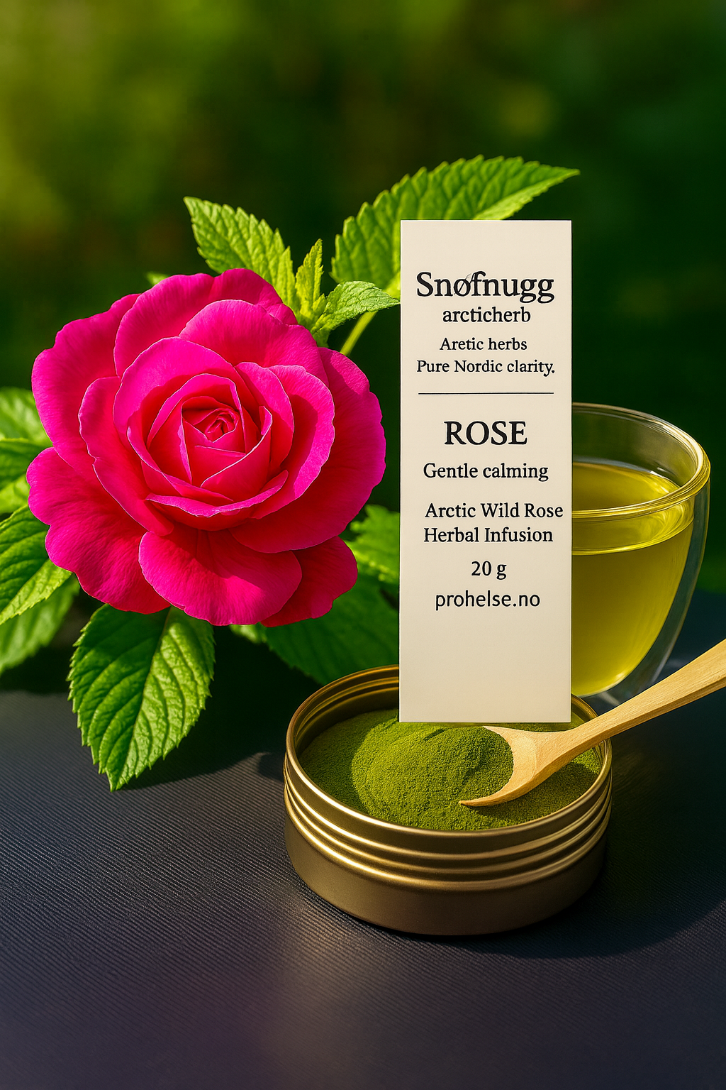 ROSE, Gentle calming, Snøfnugg® arcticherb