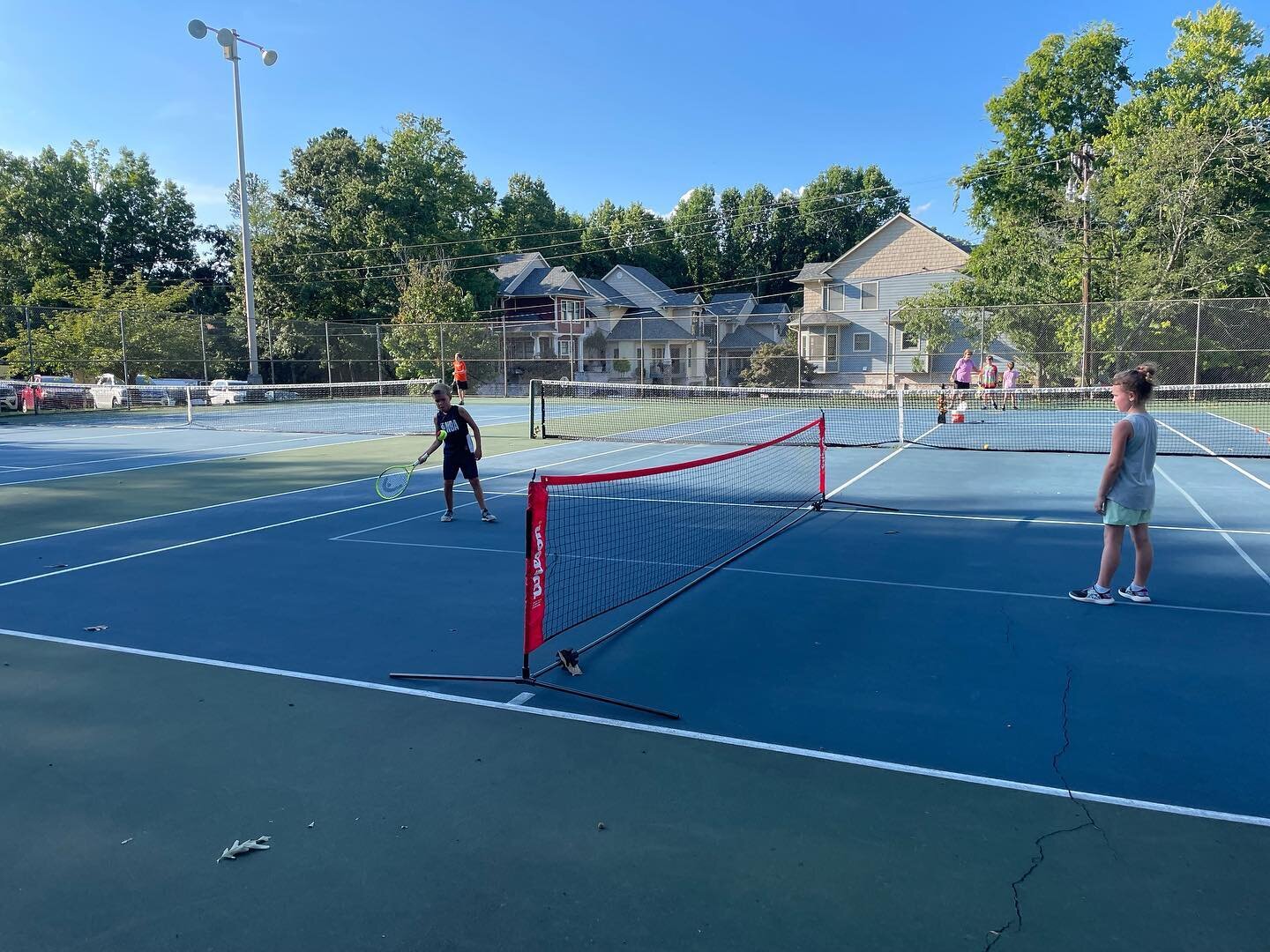 Fall clinics are BACK! 
.
Tuesday 9/6 and Tuesday 9/13
.
Red ball is for kids aged 4-8. It will be from 5-6pm at the tanglewood hard courts
.
Tennis match play Tuesday will be from 6-7:30pm for those in 6th,7th, 8th and 9th grade! 
.
Sign up availabl