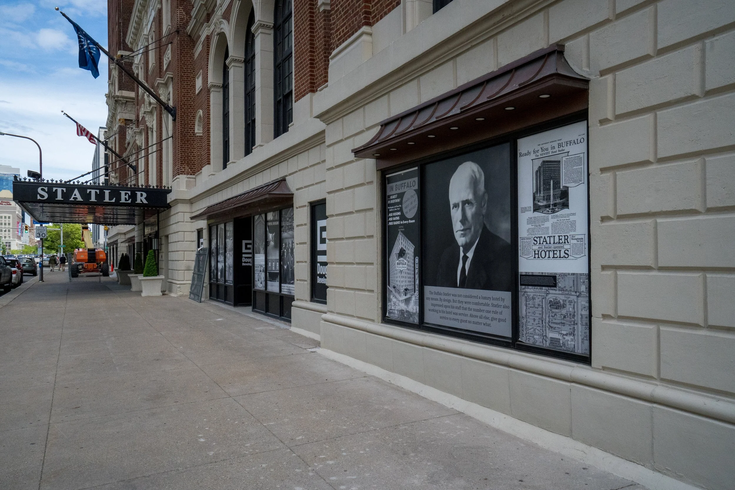 Statler Buffalo exterior view