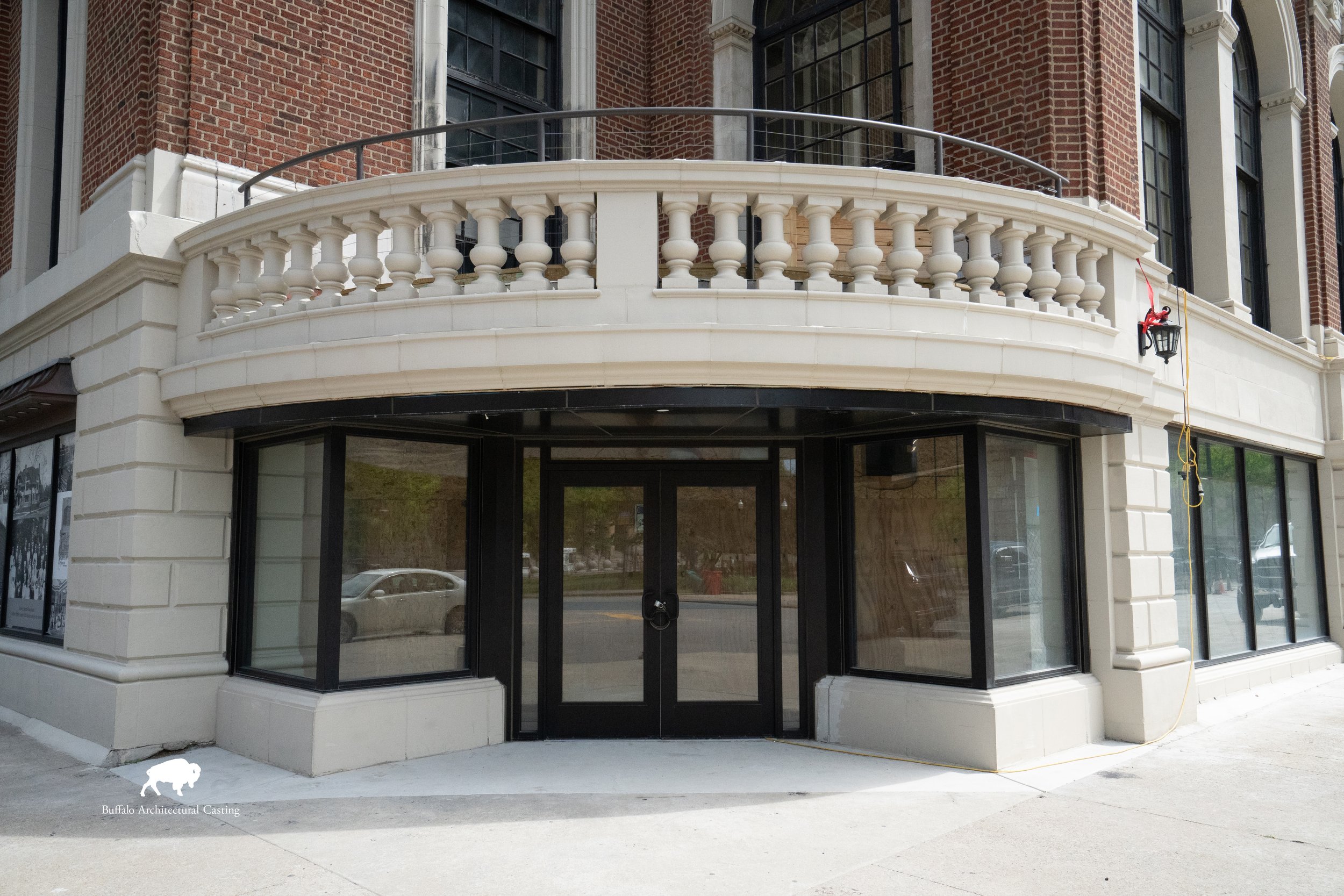 Statler Buffalo corner entrance