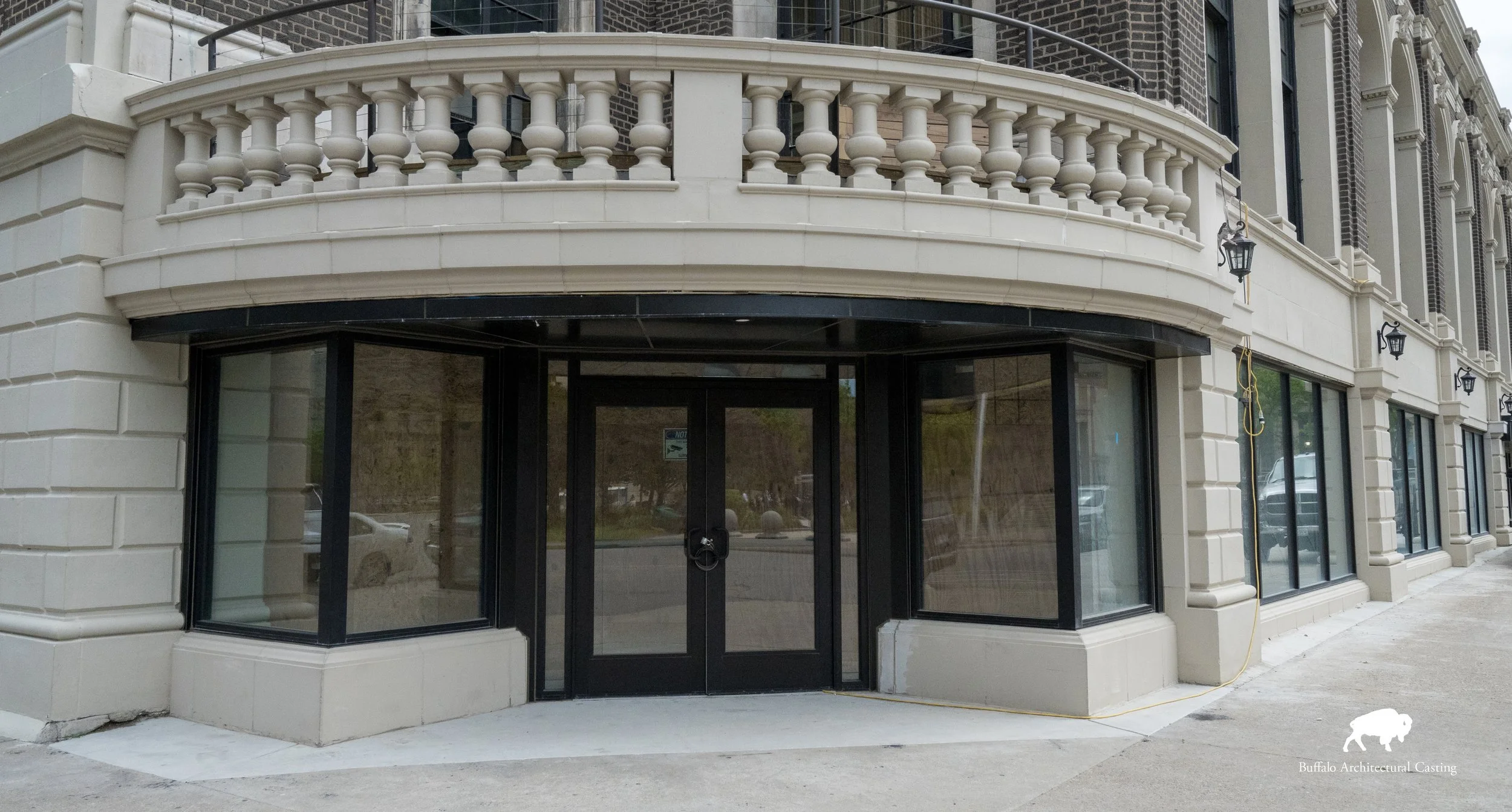 Statler Buffalo corner entrance