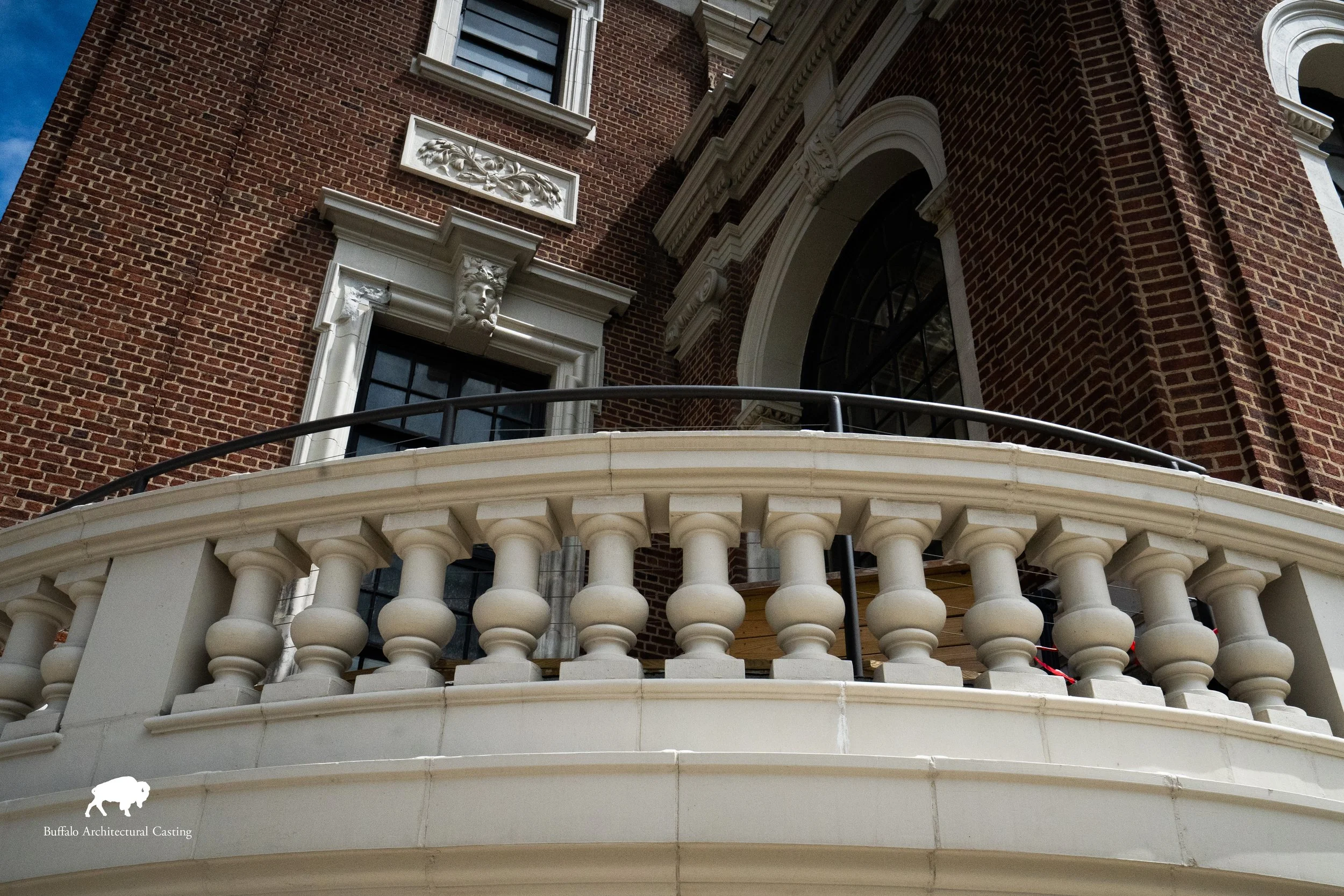Statler Buffalo railing detail