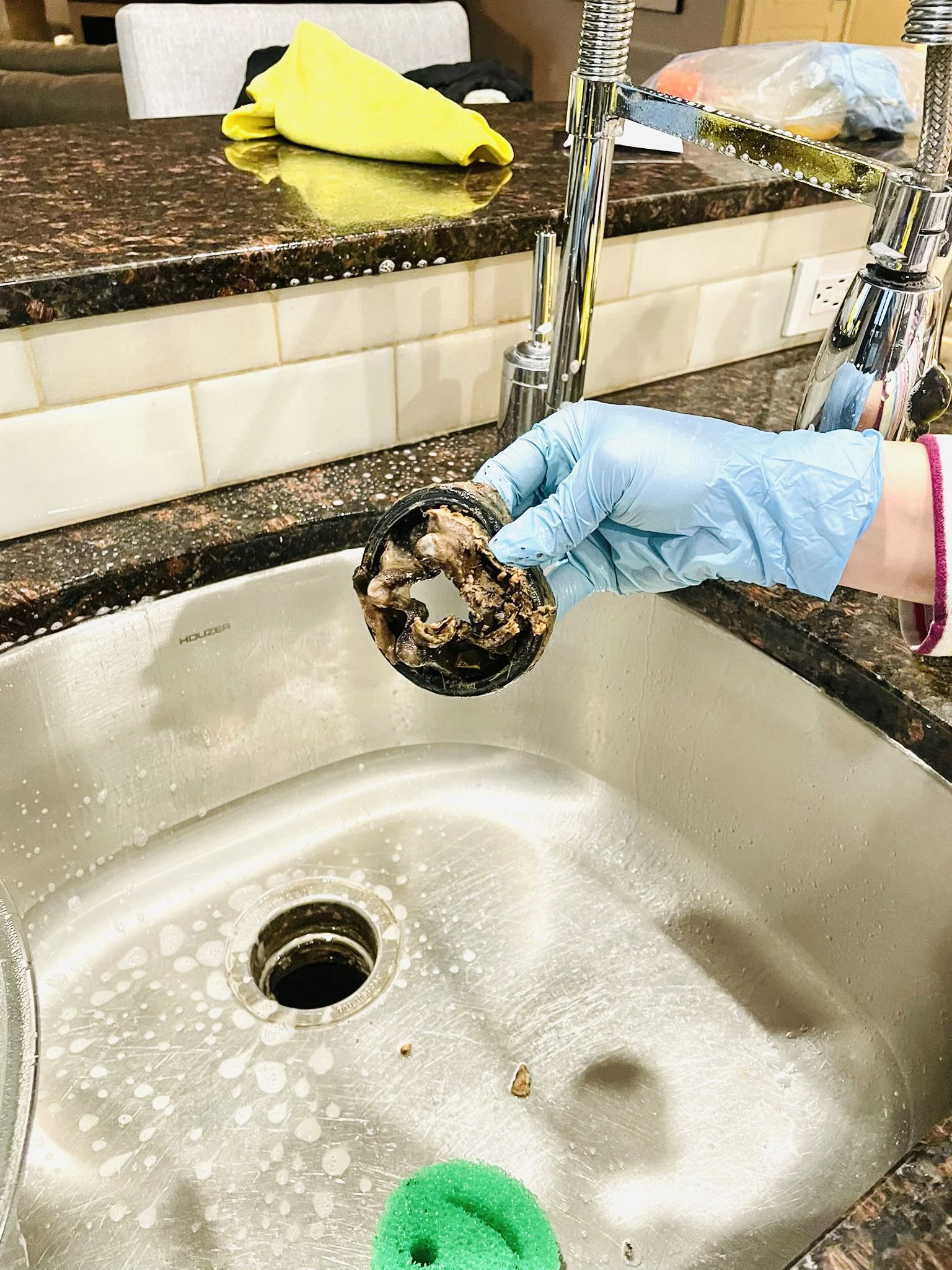 Sink and faucet