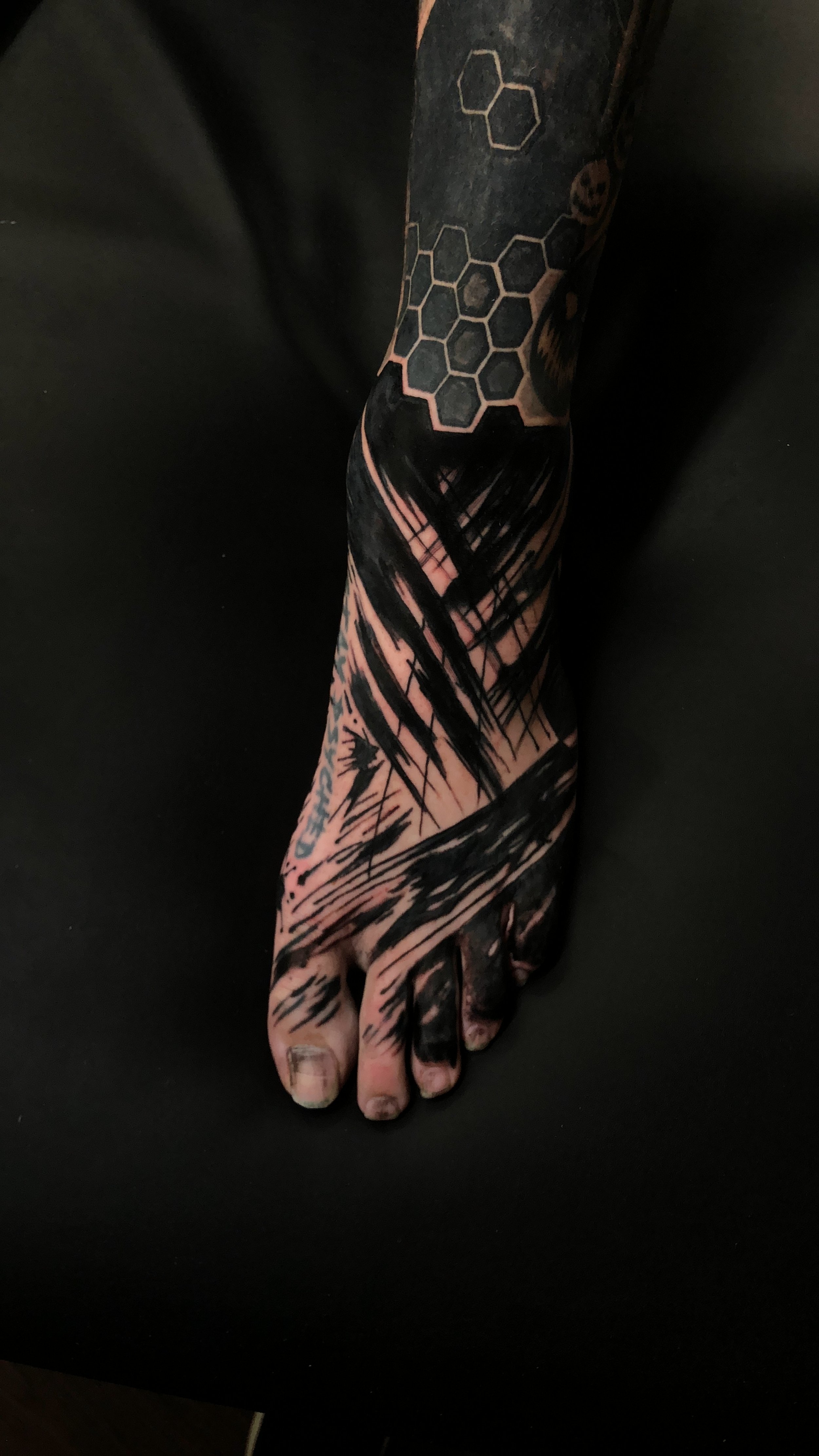 Pin by deborah williams on Foot tattoo | Foot tattoos, Skeleton hand tattoo,  Skeleton tattoos