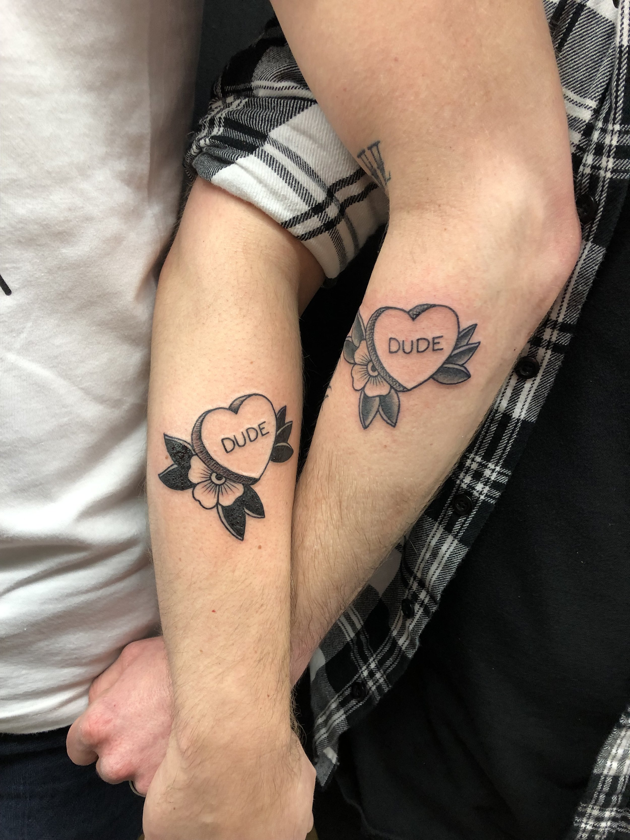 Candy Heart Tattoos