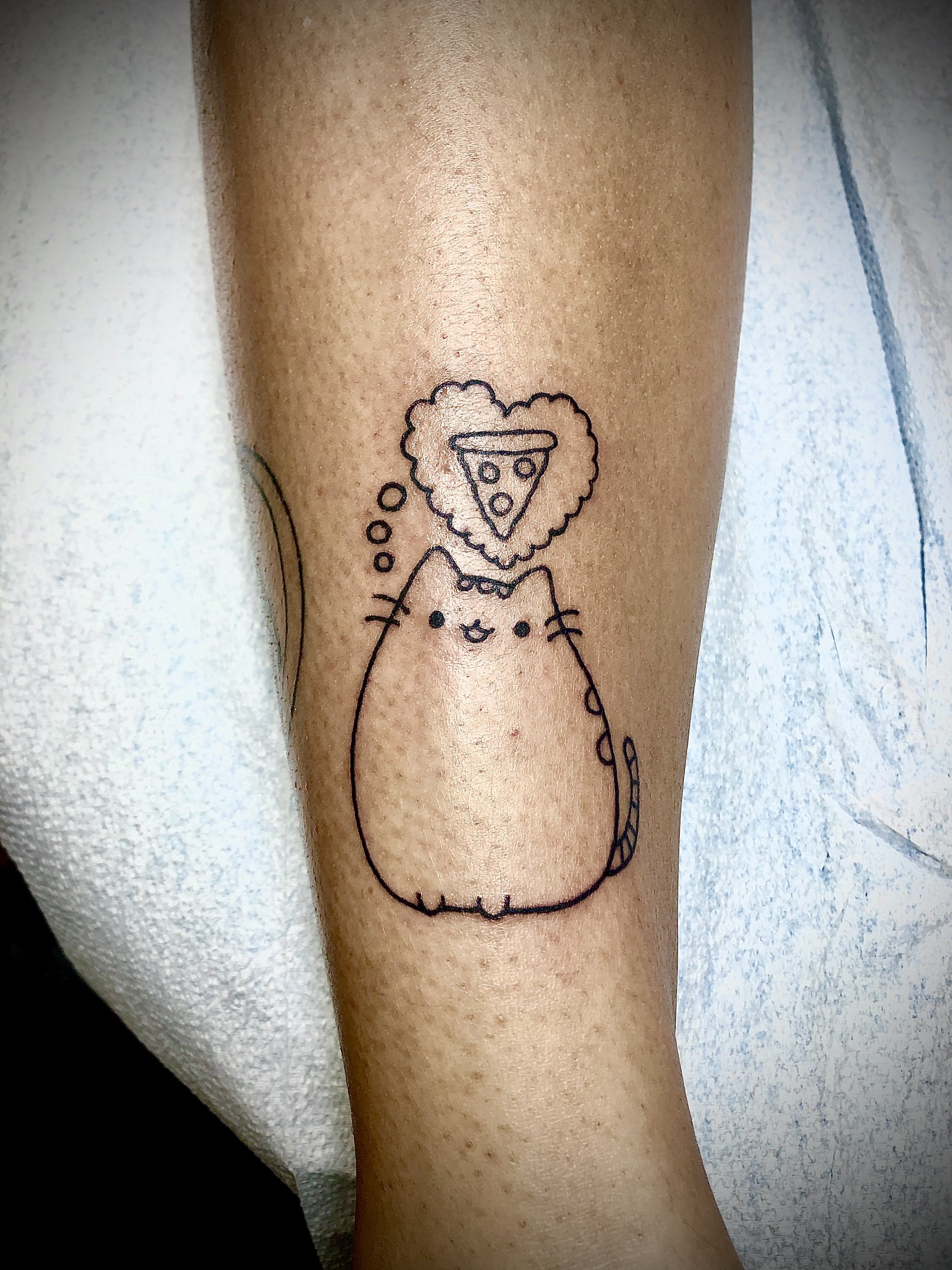 Pusheen Cat Tattoo