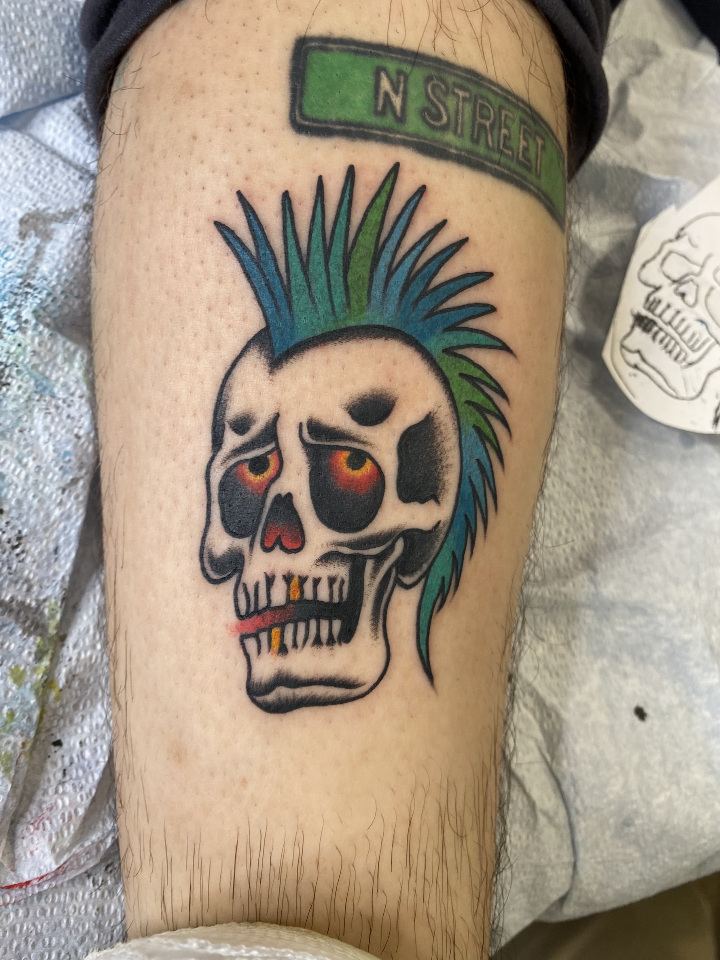 Punk Rock Skull