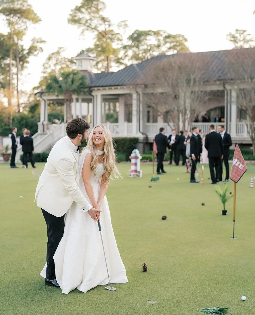 It&rsquo;s officially Happy Heritage!! 

The excitement is in the air as we get ready for this long standing tradition with family and friends and watch our little Island shine! ⛳️🥂☀️

@madisonsapp.photo 

#hhiwedding #golfwedding #harbourtown #rbch