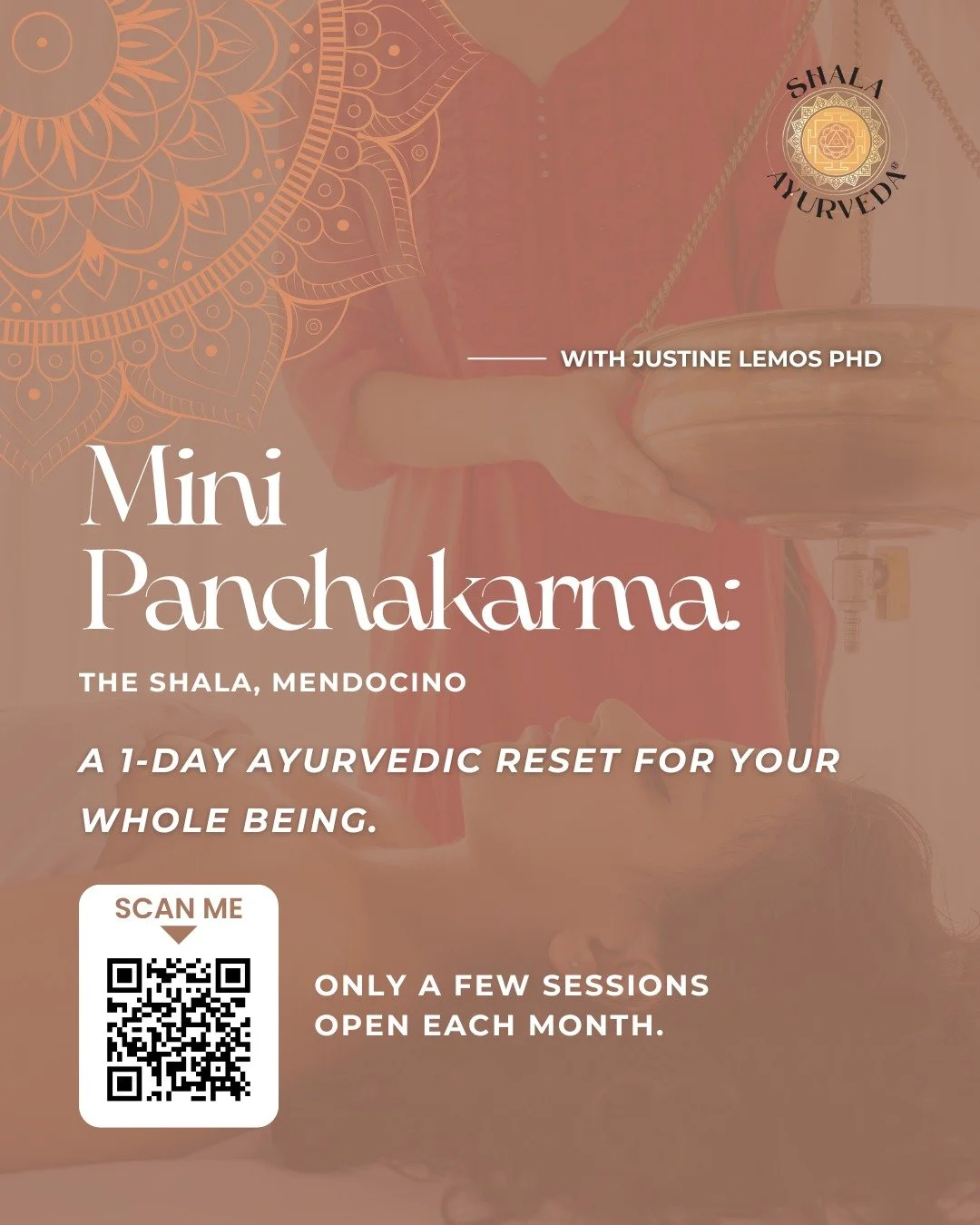 “Ever feel like you’ve done everything right… but still don’t feel yourself?”
✨ Ready to feel light again? 
DM “RESET” to learn about the Mini Panchakarma at The Shala, Mendocino.
#AyurvedicDetox #MiniPanc