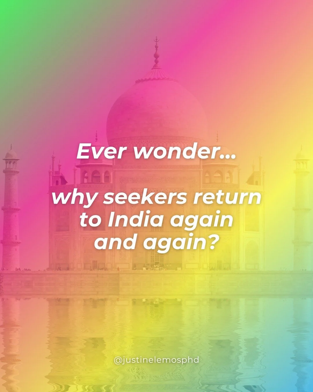 Some journeys you can explain. This isn’t one of them. 
India has a way of getting under your skin, pulsing in your blood, breathing life back into forgotten parts of your soul. 
In January, we’ll walk temple grounds where goddess energ