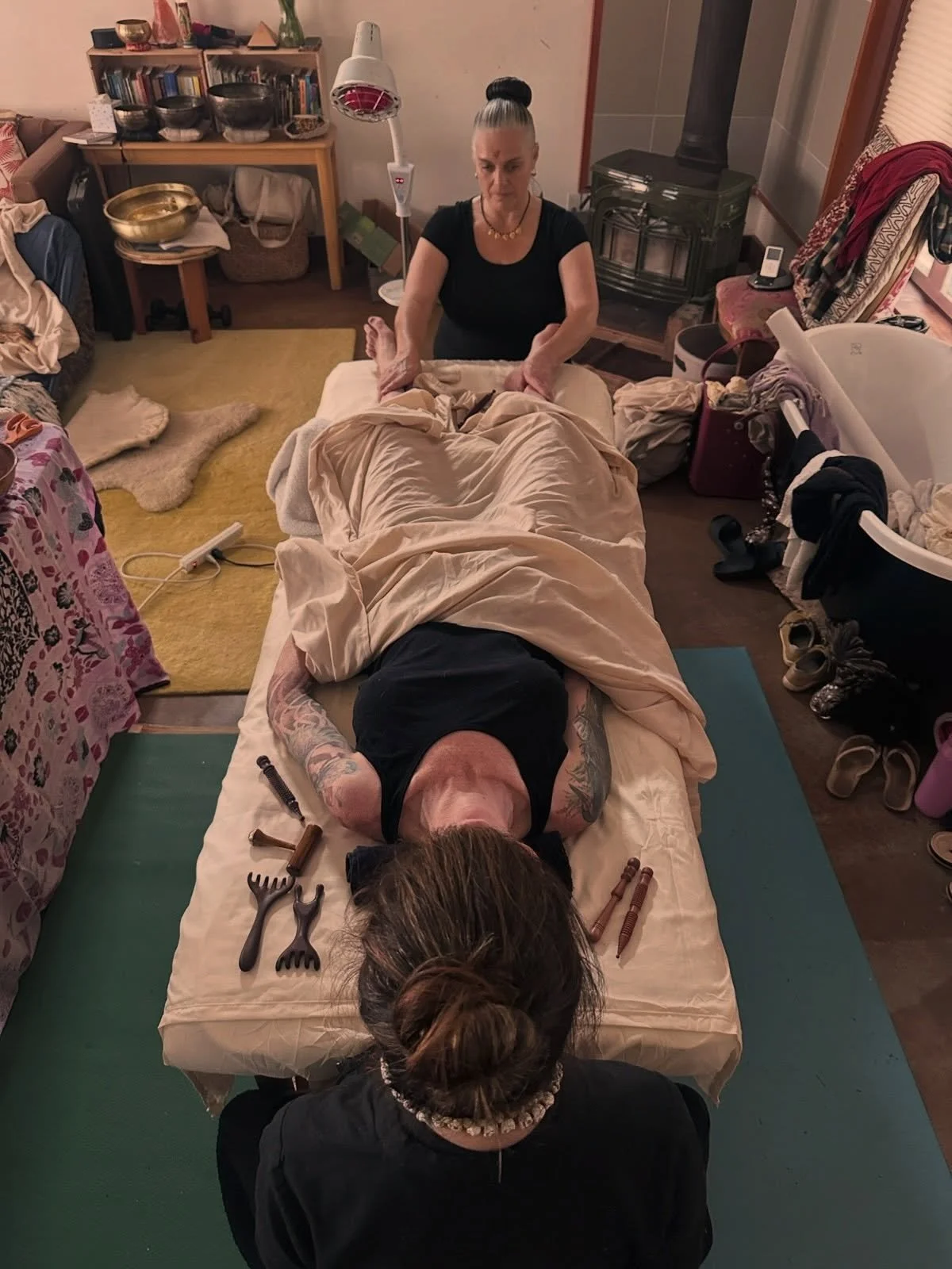 Visions from another powerful 3 day personalized Ayurvedic pancha karma retreat
.
Honored to work alongside my sisters @emmmyjean &amp; @nicolefish747 
.
#mendocino
#ayurveda