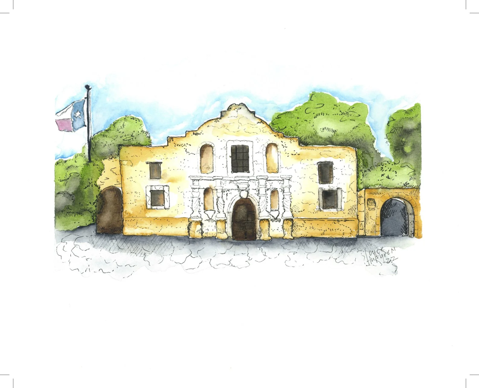 Mission San Antonio de Valero [The Alamo] 