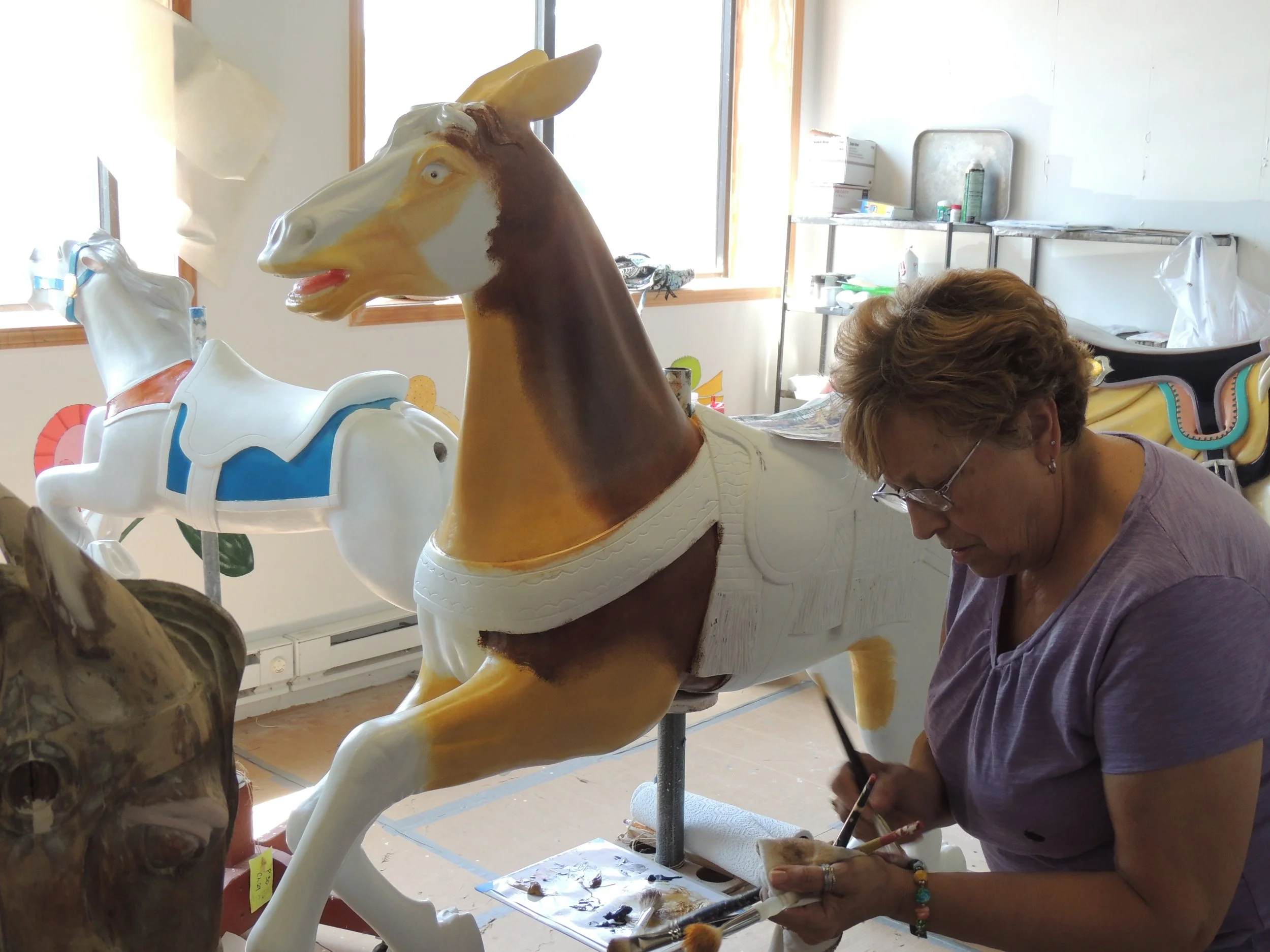 Carousel restoration — Buffalo Heritage Carousel