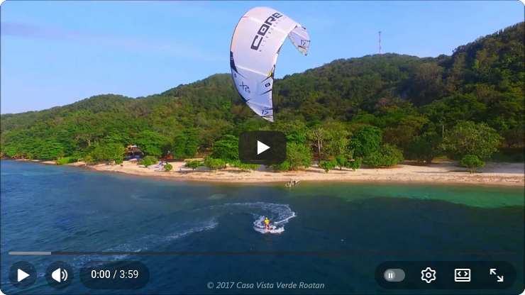 Roatan Kiteboarders Drone Video