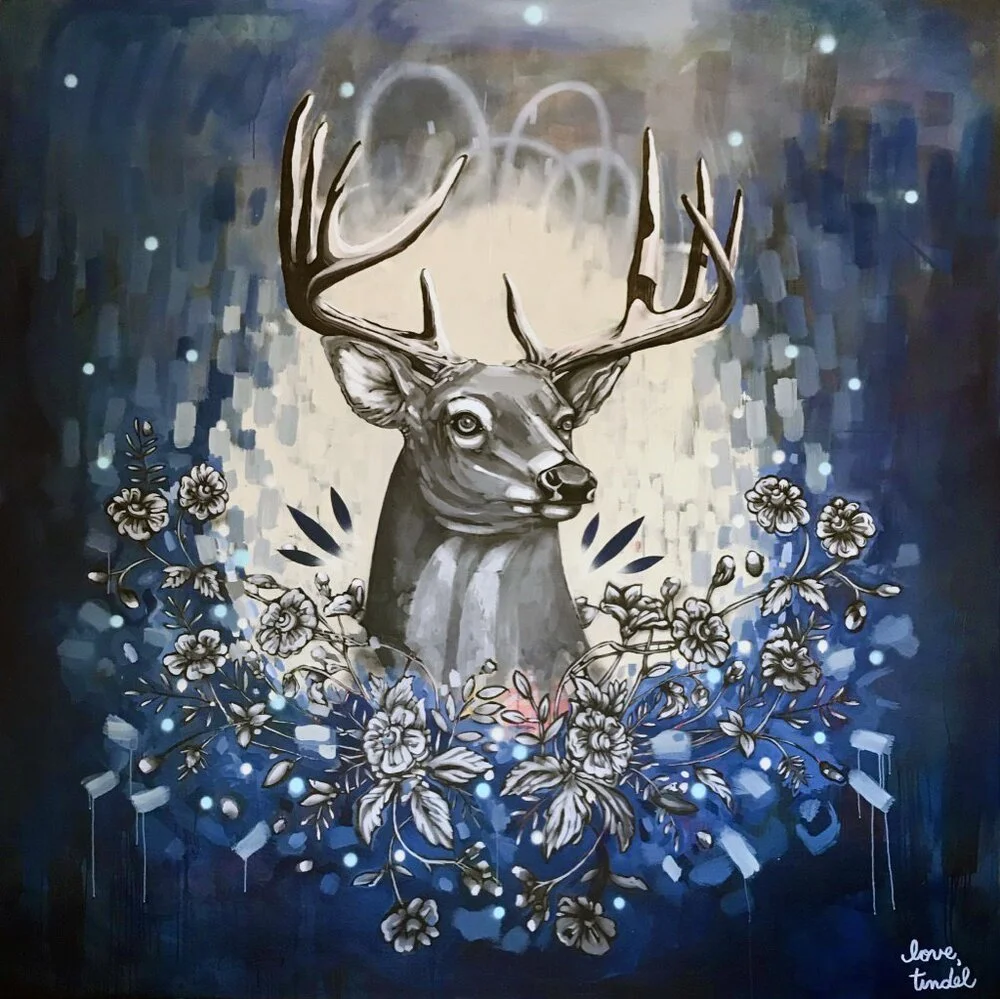 Cultivate Deer commissioned painting