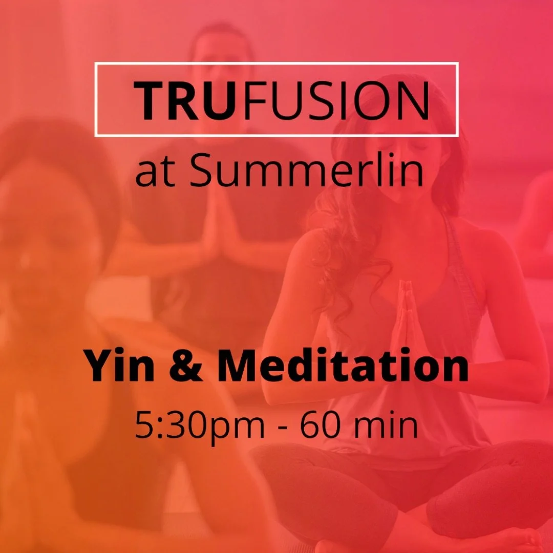 Angela Albuquerque teaches Yin and meditation on Saturday evenings at Trufusion in Summerlin, Las Vegas.