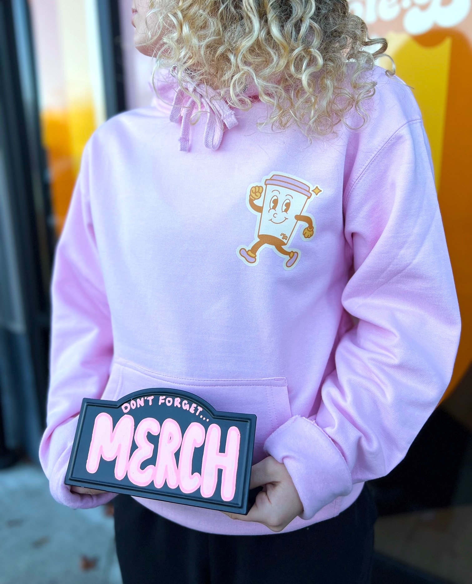 Pink Maple.Bar Pullover Hoodie