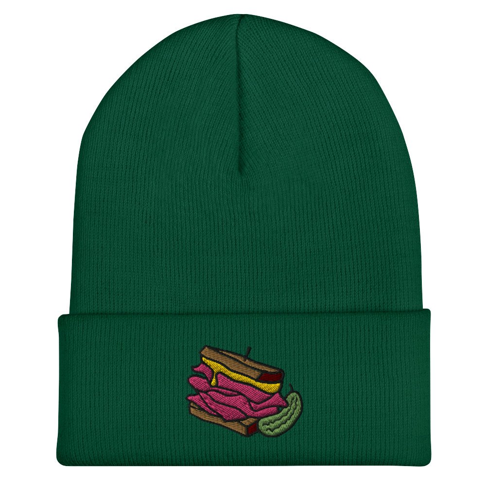 cuffed-beanie-spruce-front-655e45e8389ad.jpg