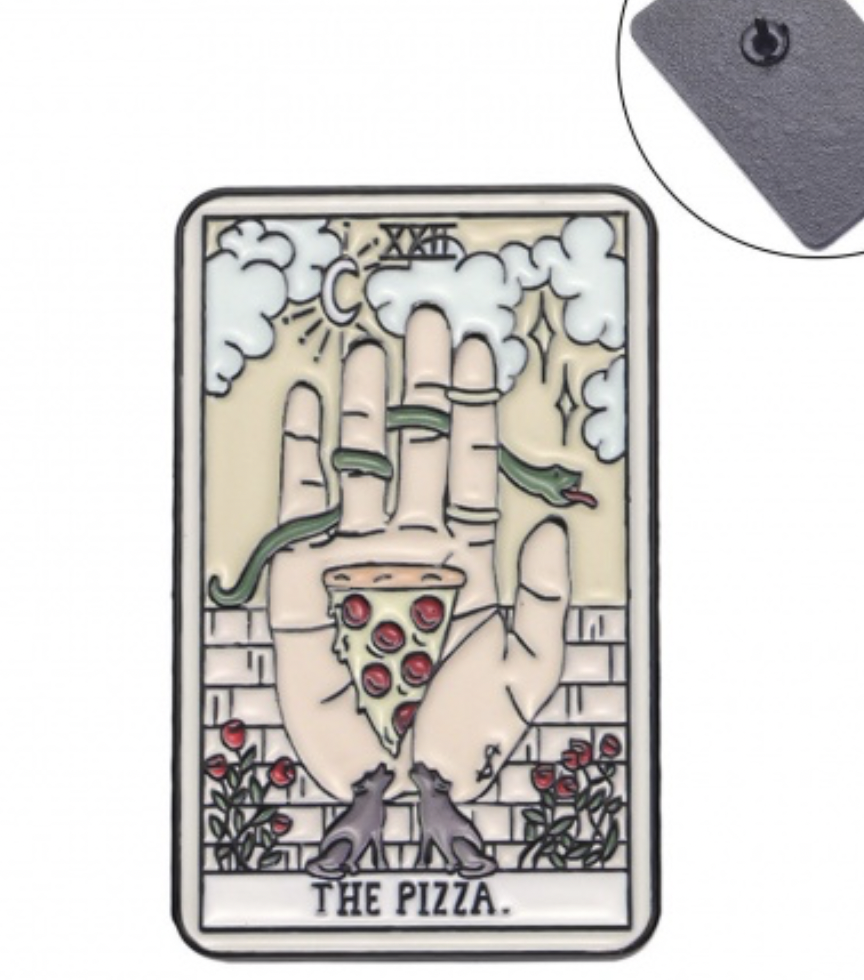 Tarot Pizza Pin
