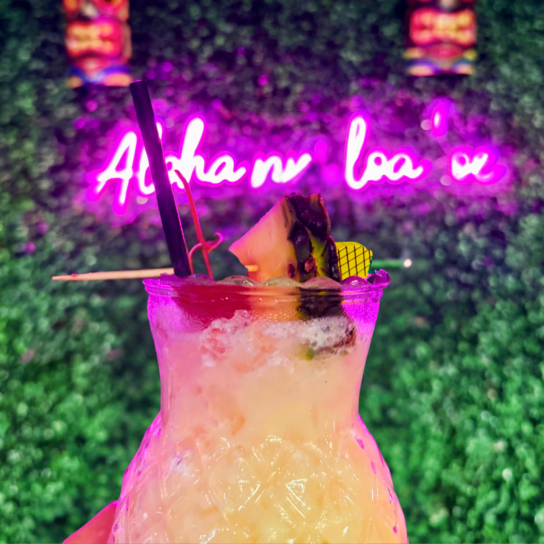 Pina Colada Lake Travis Tiki Bar Oasis Brewing