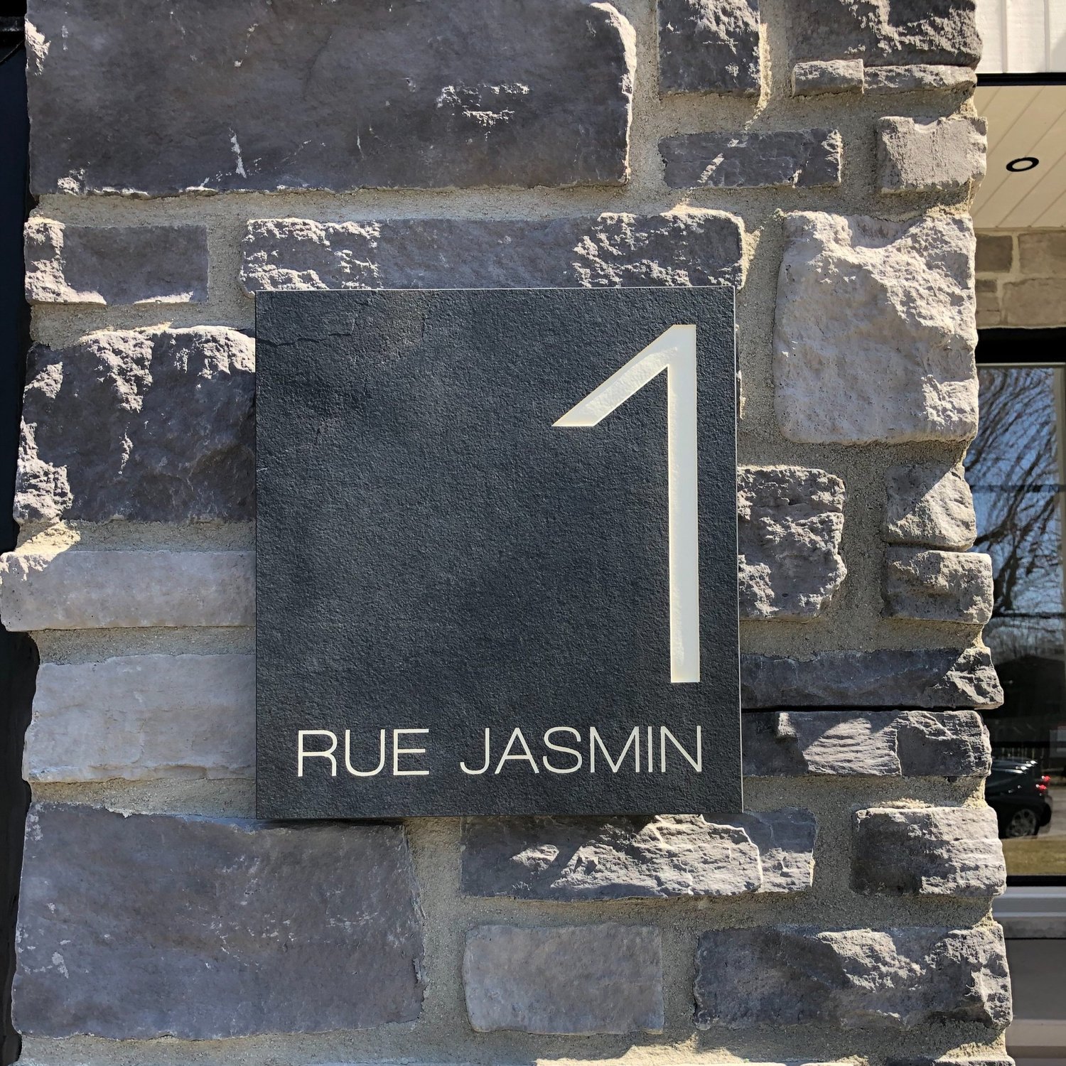 Custom Address Plaques South Shore | Orthografica