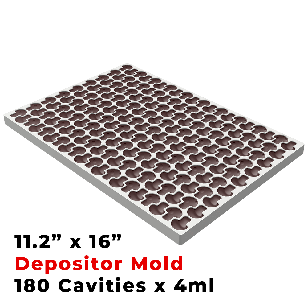 Gummy Silicone Calibration Mold Deposit — Endose Molds