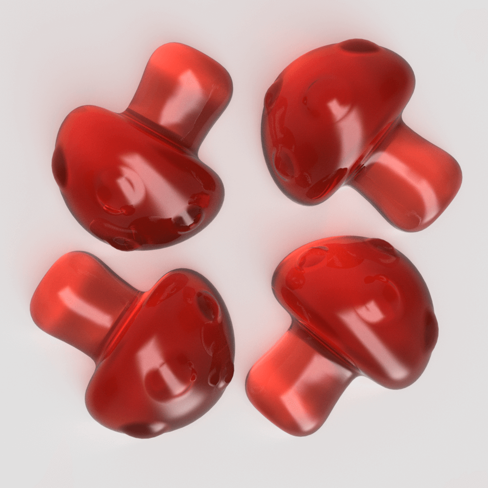 3.5 ML Gummy Worm Platinum Silicone Gummy Mold — Endose Molds