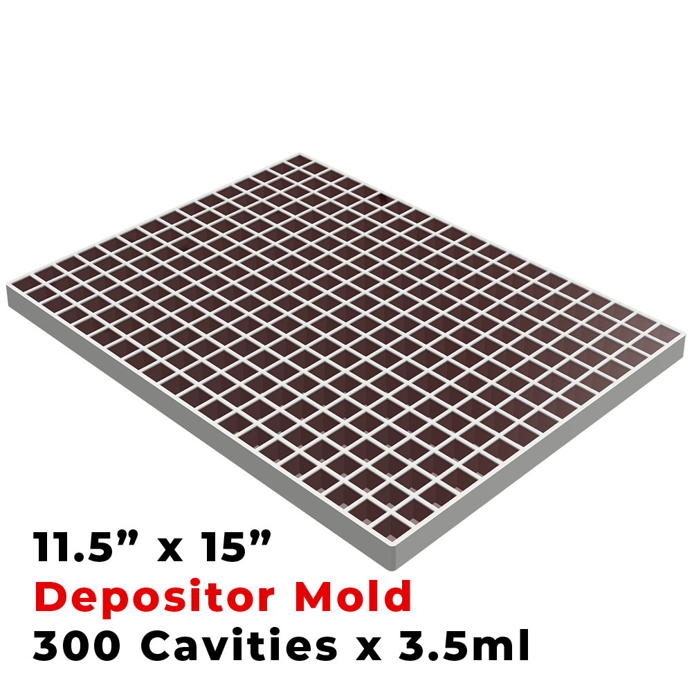 Square Cube Shape Silicone Mold 15 Cavity
