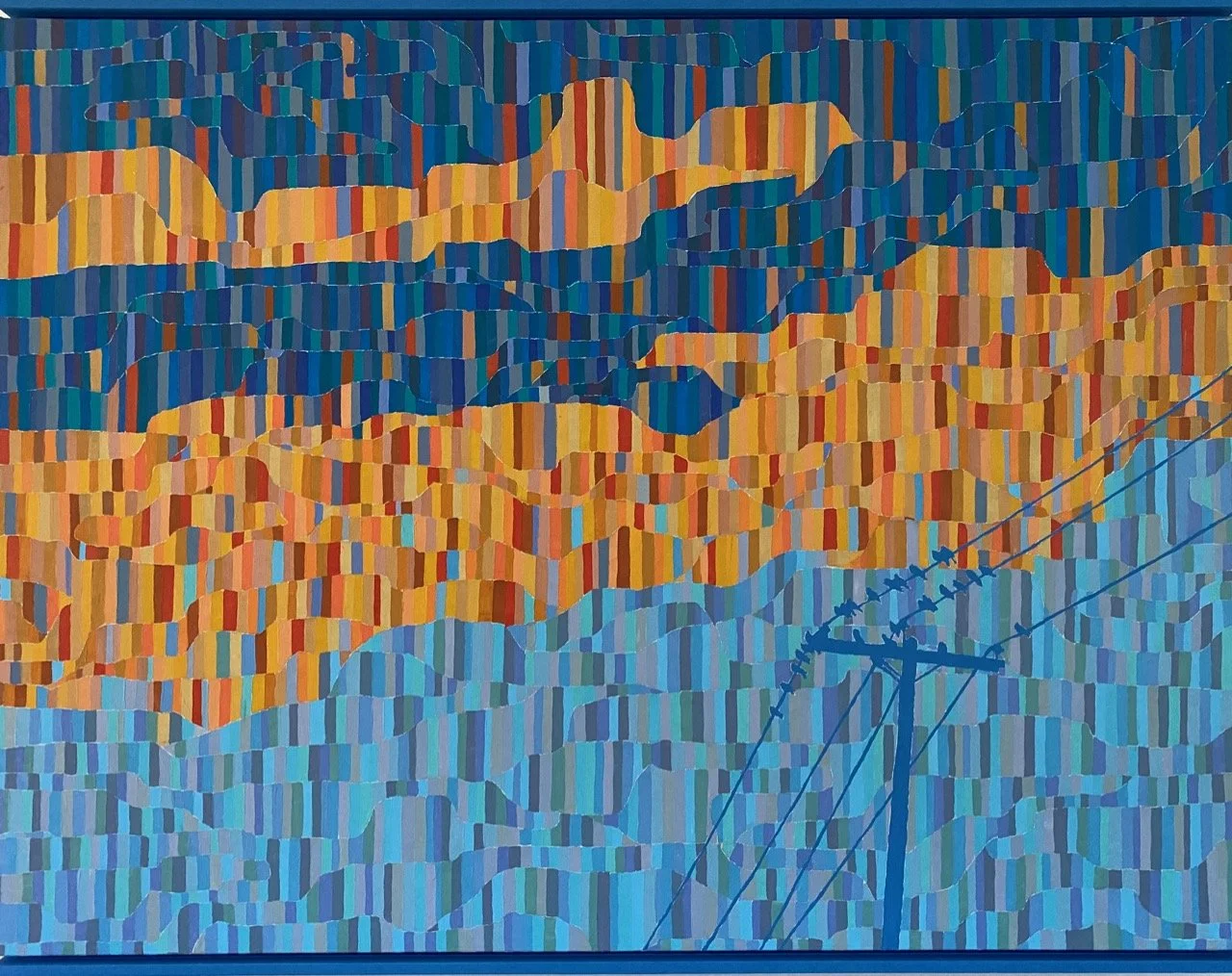 Front Froid  122cm x 92cm, acrylique sur canvas