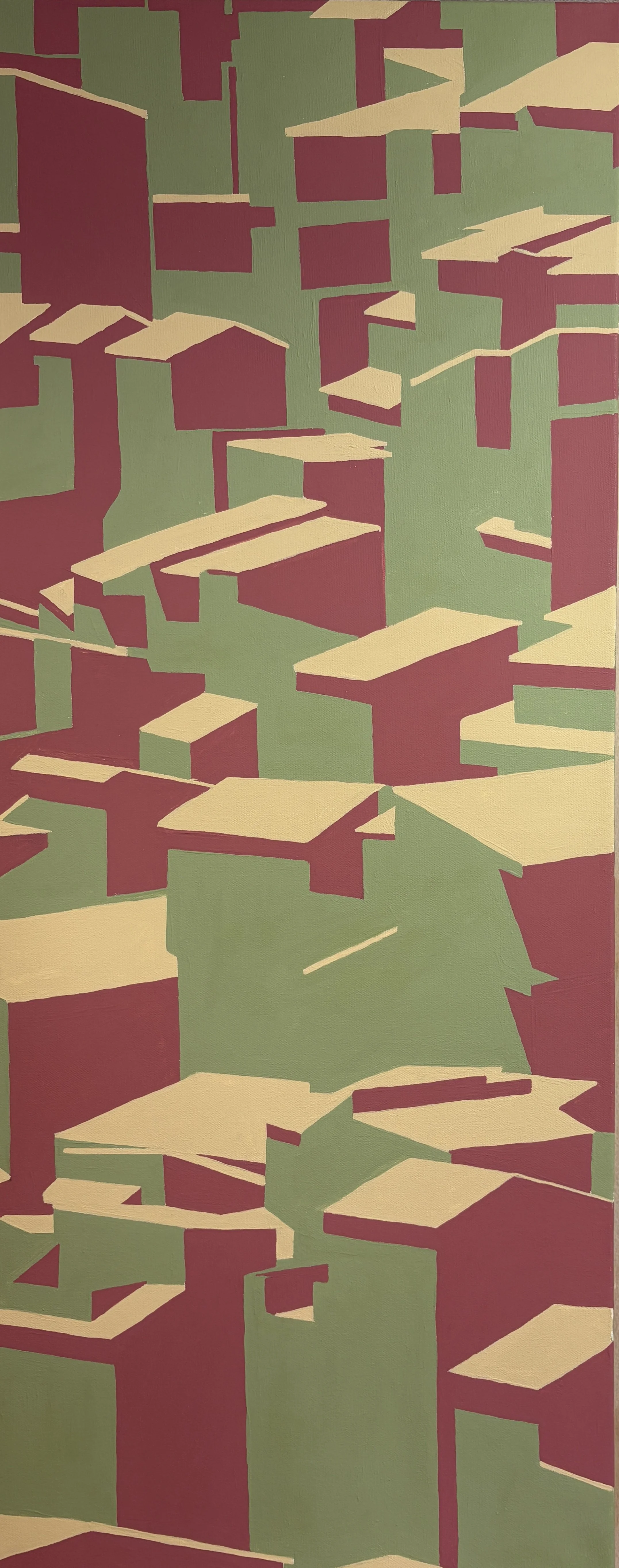 Casarès MCM1, 40cm x 101cm, acrylique sur canvas 